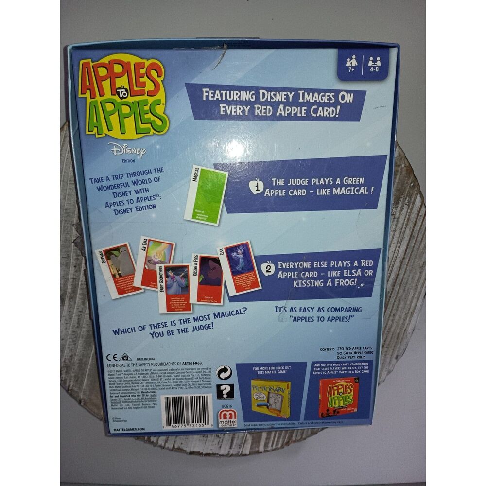 Board Games: Apples to Apples & Guess in 10 (Disney Edition-Complete) Pre-Owned - Picture 3 of 6